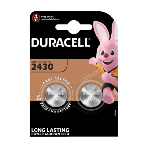 DURACELL BATTERY LITHIUM DL2430 BLISTER*2