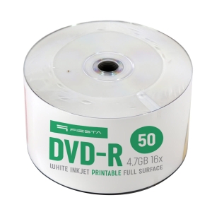 FIESTA DVD+R 4,7GB 16X FF WHITE INKJET PRINTABLE SP*50 [46295]
