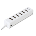 OMEGA USB 2.0 HUB 7 PORT WHITE [40571]
