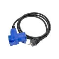 Przewód adapter z wtyczką Schuko do gniazda CEE
