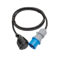 Przedłużacz adapter z wtyczką CEE do gniazda Schuko