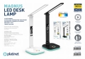 Lampka biurkowa LED z budzikiem, RGB i ładowarką bezprzewodową