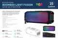 Boombox Light Fusion 60W RGB LED, funkcja TWS