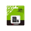 KINGSTON MEMORY CARD 64GB MICROSD+ ADP CANVAS PLUS GEN3 V10 U1 A1 SDCS3/128GB