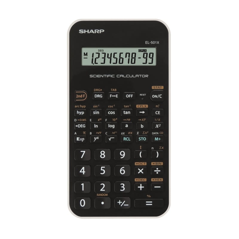 SHARP CALCULATOR SCIENTIFIC BOX EL501XWH