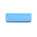 PLATINET POWER BANK LEATHER 2600mAh  BLUE + microUSB cable [43405]