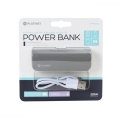PLATINET POWER BANK LEATHER 2600mAh  GREY + microUSB cable [43406]