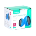 OMEGA SPEAKERS / GŁOŚNIKI 2.0 OG-117B BLUE 3W RMS USB [42766] EOL