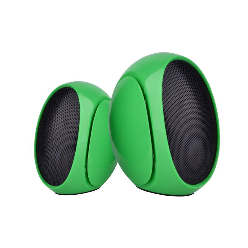 OMEGA SPEAKERS / GŁOŚNIKI 2.0 OG-117B GREEN 3W RMS USB [42718] EOL