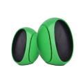 OMEGA SPEAKERS / GŁOŚNIKI 2.0 OG-117B GREEN 3W RMS USB [42718] EOL