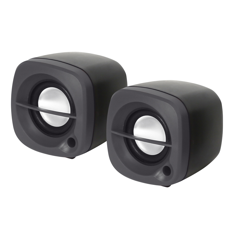 OMEGA SPEAKERS / GŁOŚNIKI 2.0 OG-15 6W BLACK USB [43040]
