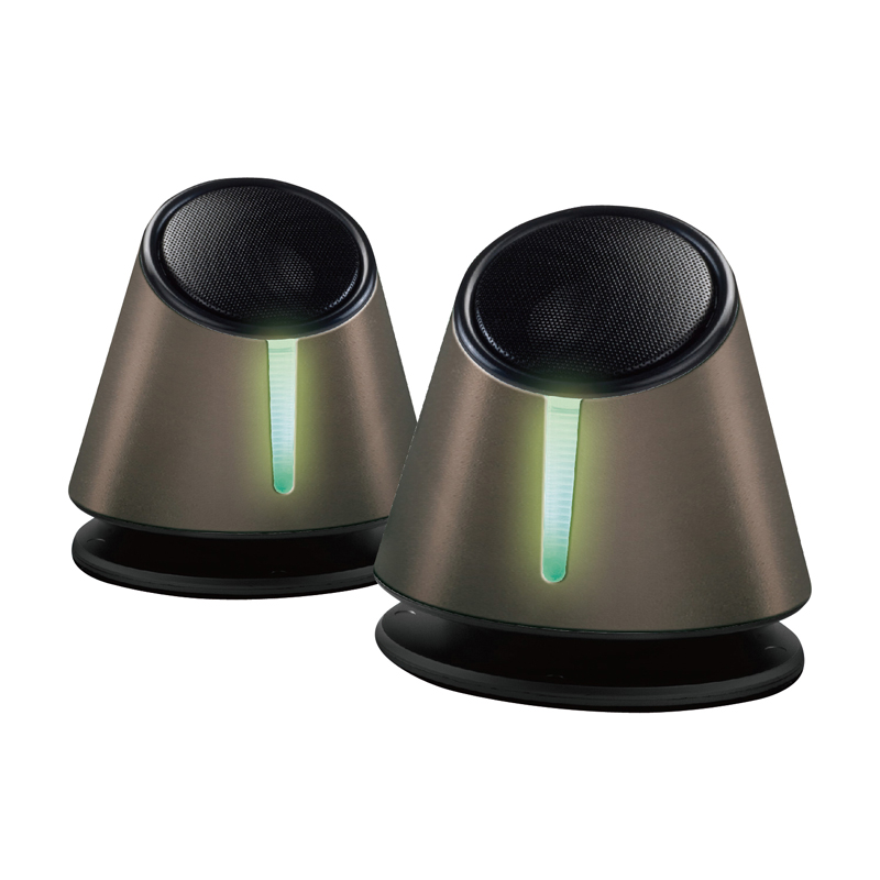 OMEGA SPEAKERS / GŁOŚNIKI 2.0 OG-118B GRAY TUBE 3W RMS USB [43097] EOL