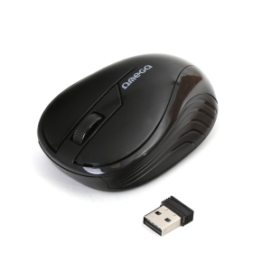 MOUSE OMEGA OM-415 WIRELESS 2,4GHz 1000DPI BLACK NANO USB RECEIVER [43692]