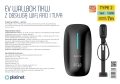 PLATINET EV ŁADOWARKA WALLBOX EV/PHEV AC 11KW TYPE2 7M CABLE WiFi TUYA RFID BT [46378]