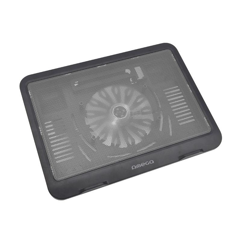 OMEGA LAPTOP COOLER PAD (WIND) 14 CM FAN GREY