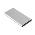 PLATINET POWER BANK 8000mAh polymer 2xUSB SILVER [43568] EOL