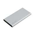 PLATINET POWER BANK 8000mAh polymer 2xUSB SILVER [43568] EOL