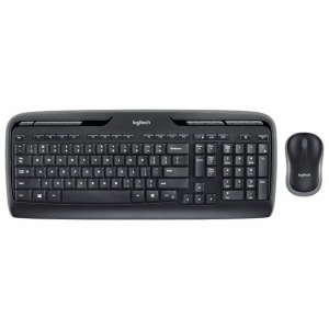 LOGITECH MK330 KLAWIATURA + MYSZ ZESTAW BEZPRZEWODOWY US BLACK / KEYBOARD + MOUSE SET WIRELESS