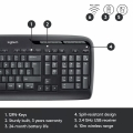 LOGITECH MK330 KLAWIATURA + MYSZ ZESTAW BEZPRZEWODOWY US BLACK / KEYBOARD + MOUSE SET WIRELESS