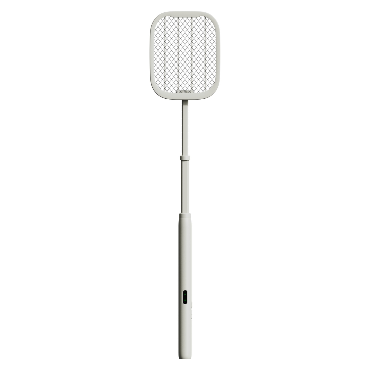 PLATINET RECHARGEABLE MOSQUITO BAT LONG HANDLE FOLDABLE ŁAPKA NA OWADY 1200MAH DŁUGI UCHWYT SKŁADANA 5W LIGHT GREY [46365]