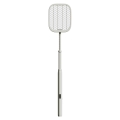 PLATINET RECHARGEABLE MOSQUITO BAT LONG HANDLE FOLDABLE ŁAPKA NA OWADY 1200MAH DŁUGI UCHWYT SKŁADANA 5W LIGHT GREY [46365]