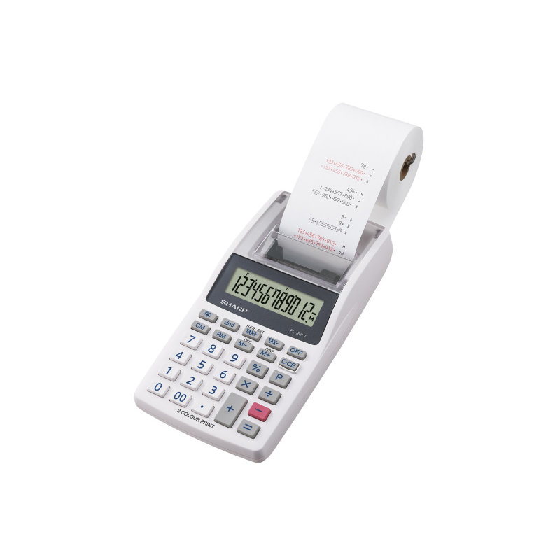SHARP EL1611V PRINTING CALCULATOR W/O ADAPTOR EL-1611V