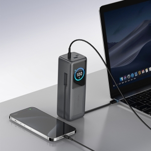 Powerbank Platinet 27000 mAh 140W, z wbudowanym kablem