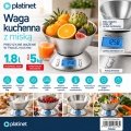WAGA KUCHENNA STALOWA Z MISĄ 1,8L 5KG