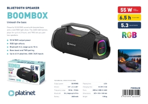 PLATINET BLUETOOTH SPEAKER 55W B408