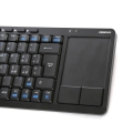 KEYBOARD WIRELESS IT OMEGA FOR SMART TV BLACK + TOUCHPAD [44424]