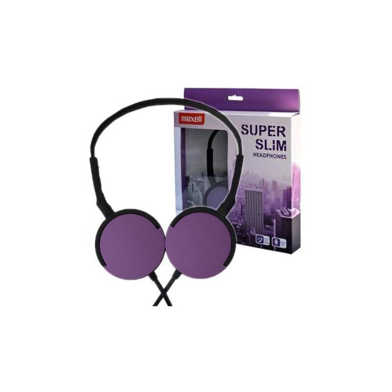 MAXELL HEADSET + MIC SUPER SLIM PURPLE 303720.00.CN