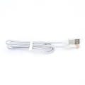 OMEGA DYSFOLID FABRIC CABLE BRAIDED TYPE-C TO USB 2A 118 COPPER 1M SILVER [44269]