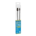 PLATINET MICRO USB TO USB CABLE WITH REVERSIBLE PLUGS 1M BLACK [43466]