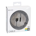 PLATINET HERMES MICRO USB TO USB FABRIC BRAIDED CABLE 2M BLACK