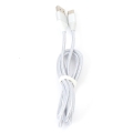 OMEGA DYSFOLID FABRIC CABLE BRAIDED TYPE-C TO USB 2A 118 COPPER 1M SILVER [44269]