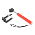 OMEGA MONOPOD - SPORT CAMERA TELESCOPIC POLE SELFIE STICK RED [43021]