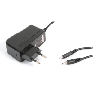 OMEGA TABLET WALL CHARGER 2 TIPS MICRO USB & 2,5x0,7MM [41836]