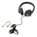 FREESTYLE HI-FI STEREO HEADSET + MIC + PC ADAPTER 2-1 FH4009 BLACK [42679]
