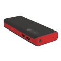 PLATINET POWER BANK 8000mAh + microUSB cable + torch BLACK/RED  [42418]