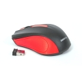 MOUSE OMEGA OM-419 WIRELESS 2,4GHz 1000DPI BLACK/RED NANO USB RECEIVER [41795]