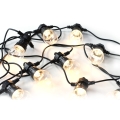 PLATINET OUTDOOR LED TRANSPARENT WARM WHITE LIGHT 10 BULBS IP44 POWER SUPPLY [44773]
