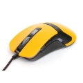 MOUSE OMEGA VARR OM-270 GAMING 1200-1600-2400-3200DPI YELLOW [41785]
