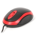 MOUSE OMEGA OM-06V OPTICAL 1200DPI VALUE LINE BLACK/RED [41646]