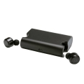 PLATINET BLUETOOTH EARPHONES SPORT + CHARGING STATION BLACK [43892]