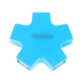 OMEGA USB 2.0 HUB 4 PORT STAR BLUE [43520]