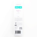 OMEGA METAL CABLE TYPE-C TO USB 1.8A 1M SILVER [44214]