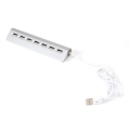 OMEGA USB 2.0 HUB 7 PORT ALUMINIUM [42849]