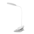 PLATINET DESK LAMP 3W CLIP AND DESK FUNCTION WHITE [44396]
