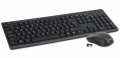 KEYBOARD US + MOUSE OMEGA OKM071B M-MEDIA W-LESS SET 2.4GHZ BLACK [43743]
