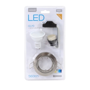 Żarówka LED OMEGA GU10 7W 4200K 175-265V z oprawką regulowaną